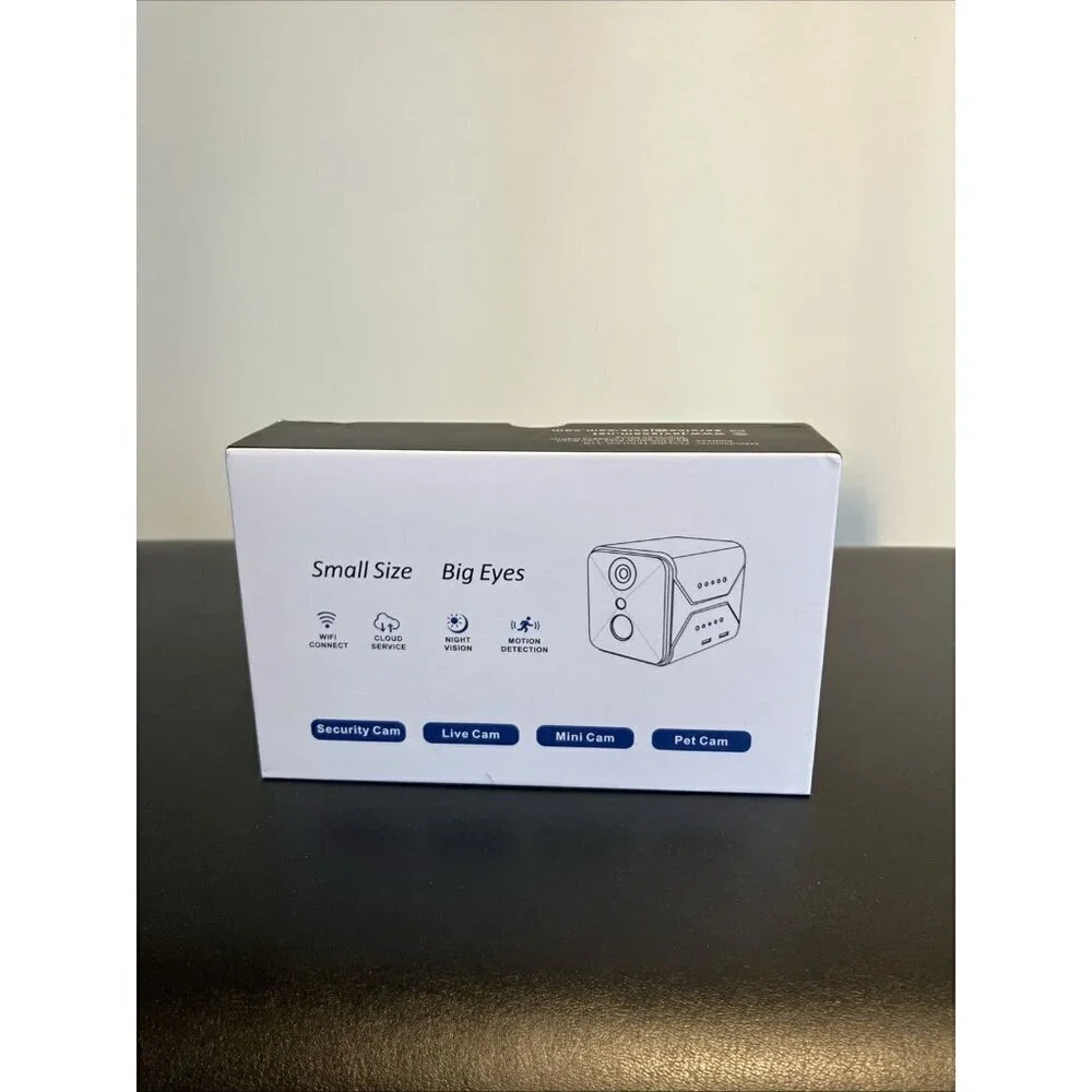 NIB Javiscam Mini Camera Security Camera, WiFi Connect, Motion & Night Detection